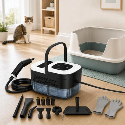 PawSteam™ – High-Temperature Pet Home Steam Cleaner